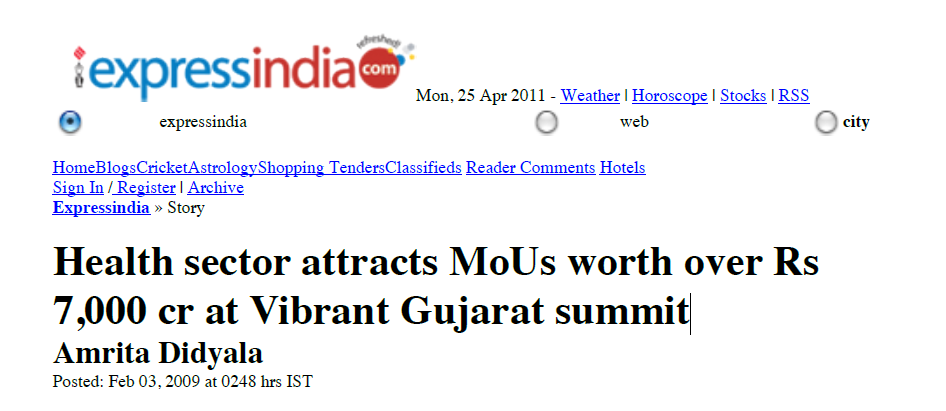 Health sector attracts MoUs worth over Rs 7,000 cr at Vibrant Gujarat summit